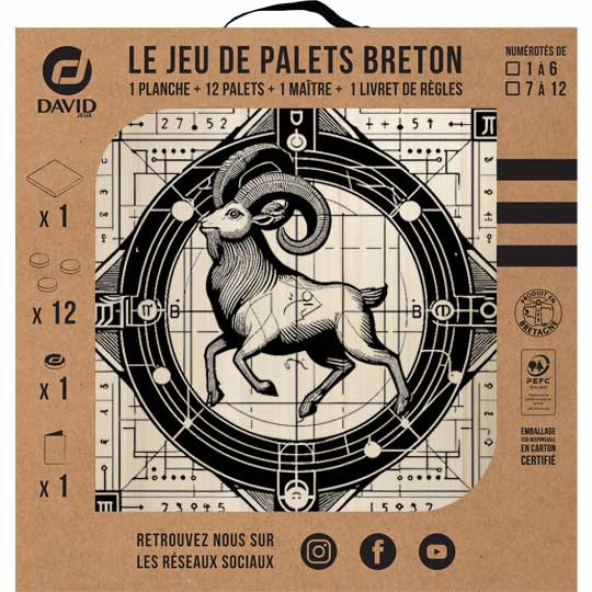 Kit de jeu de palets breton - Capricorne