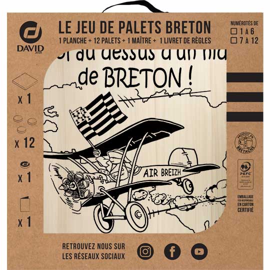 Kit de jeu de palets breton - Vol au dessus d'un nid de breton