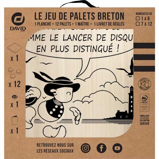 Kit de jeu de palets breton - Lancer de disque