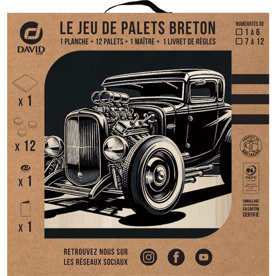 Kit de jeu de palets breton - Hot Rod