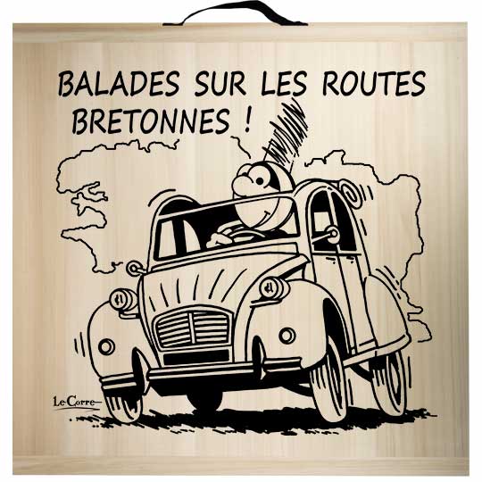 Kit de jeu de palets breton - Balade sur les routes bretonnes