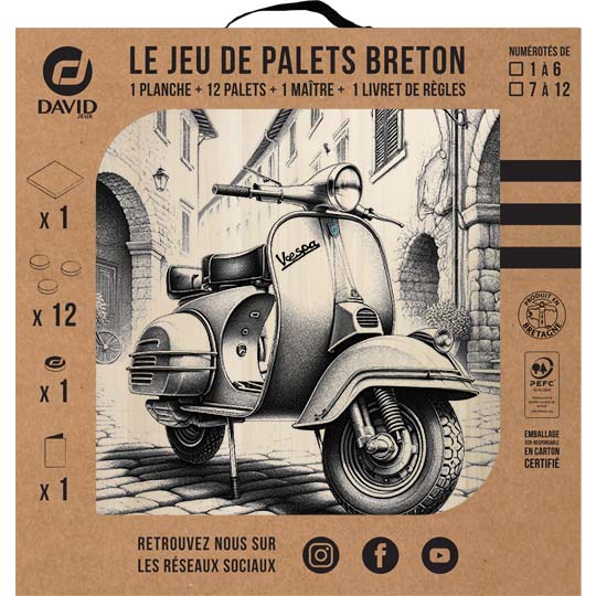 Kit de jeu de palets breton - Vespa