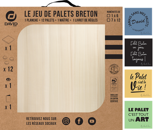 [4497] Kit Jeu de palets breton L'Expert - Edition Spéciale 35 ans -