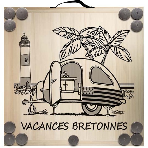 [2752] Kit de jeu de palets breton - Vacances bretonnes