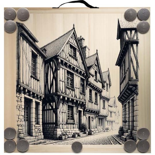 [4824] Kit de jeu de palets breton - Rue bretonne