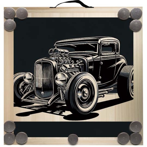 [4916] Kit de jeu de palets breton - Hot Rod