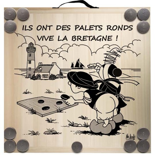 [3087] Kit de jeu de palets breton - Ils ont des palets ronds ...